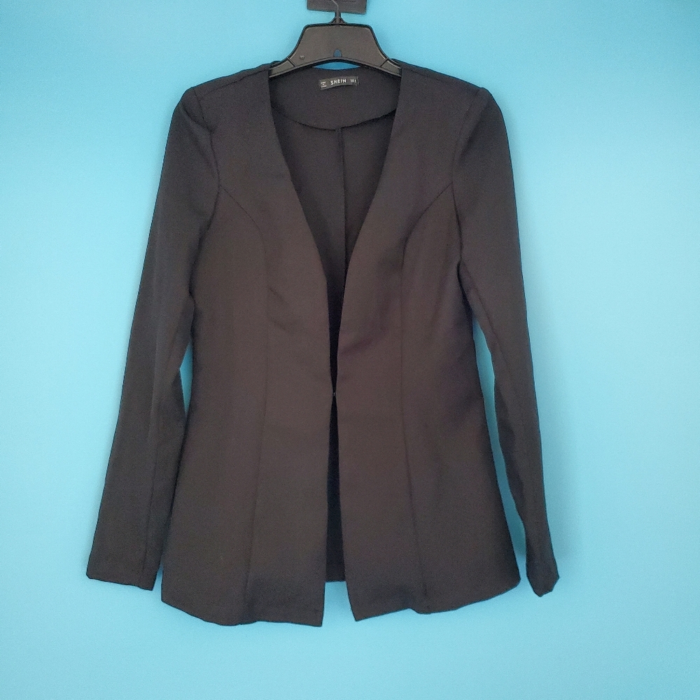 SHEIN Black Blazer Size Small Lightweight